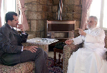 Patriarche Hazim with Gebran Tueni